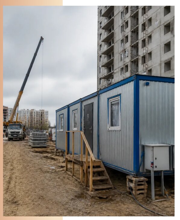 Аренда строительных вагончиков для рабочих в Кыштыме